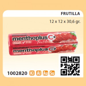 Menthoplus C Frutilla 12 x 12 x 30,6 gr